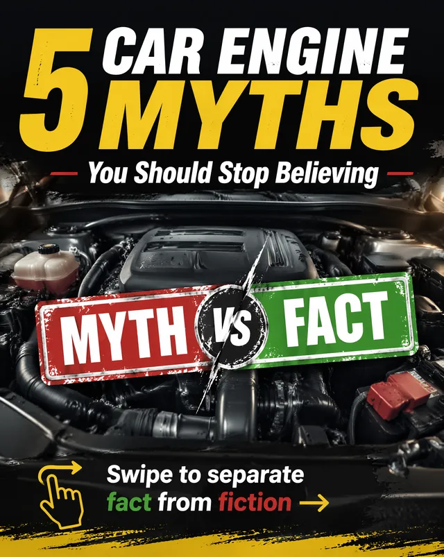 5 CAR ENGINE MYTHS