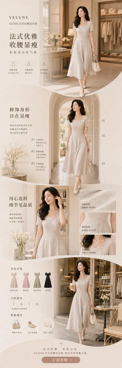 先生成一张“完整长详情页总稿”，而不是 4 张独立海报。